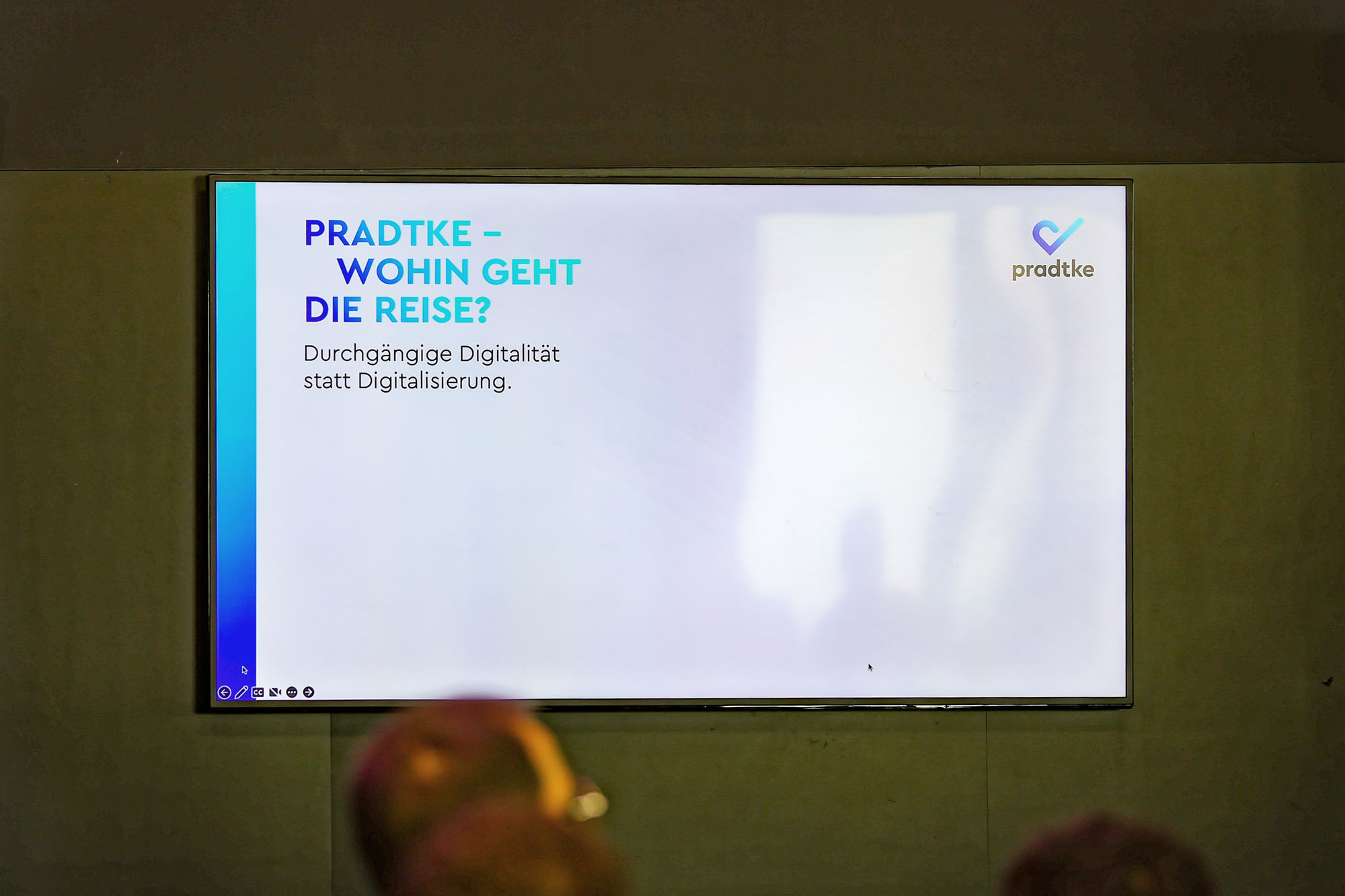 Pradtke beim Pitch Club Developer Edition