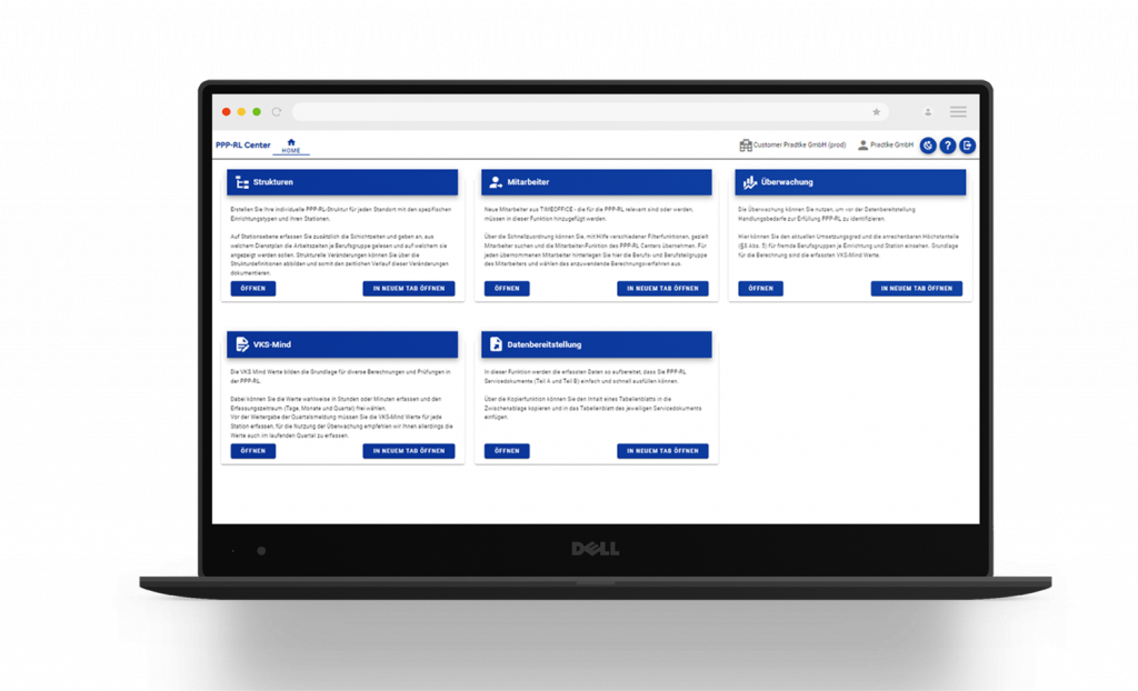 Ob Tarif, Gesetz oder Richtlinie – TIMEOFFICE bildet alle relevanten Vorgaben zuverlässig ab. Von TVöD und AVR bis hin zu PpUG, PPP-RL oder PPBV: Ihre Planung bleibt rechtssicher, auch wenn sich die Regeln ändern.